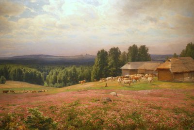 Клевер в цвету. Материалы tekijältä Apollinary Goravsky
